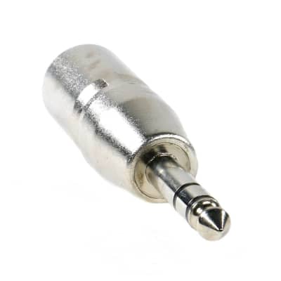 SuperFlex GOLD SFA-XMT XLR Male to 1/4" TRS Male Adapter image 4