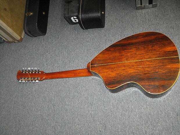 【激安通販 オンラインショップ】 Giannini 12 string Craviola Brazillian rosewood early 70's 弦楽器