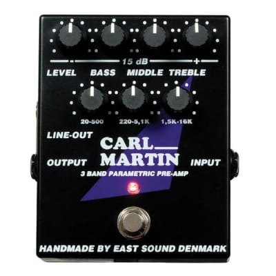 Carl Martin 3 Band Parametric EQ & Pre-amp for sale