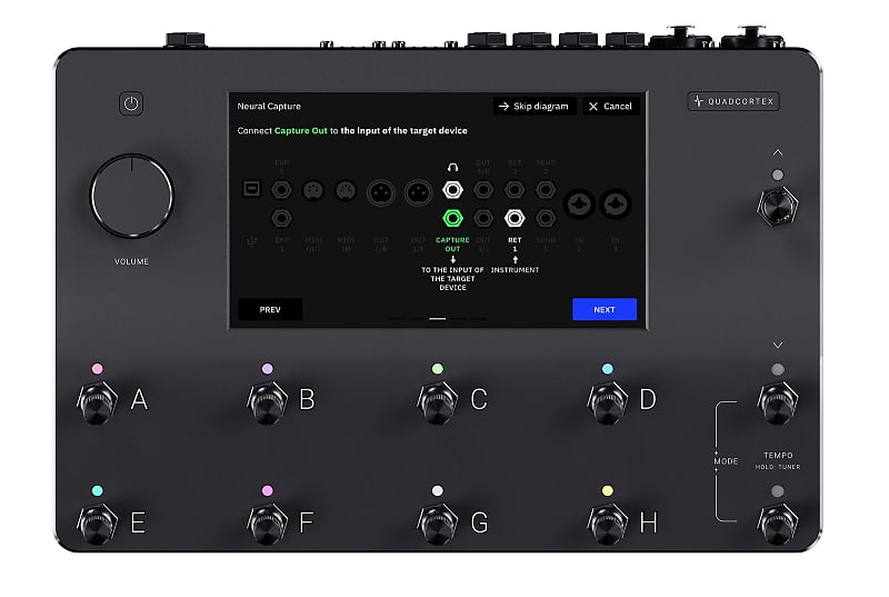 Neural DSP QUAD CORTEX Quad-Core Digital Effects Modeler/Profiling  Floorboard | Reverb