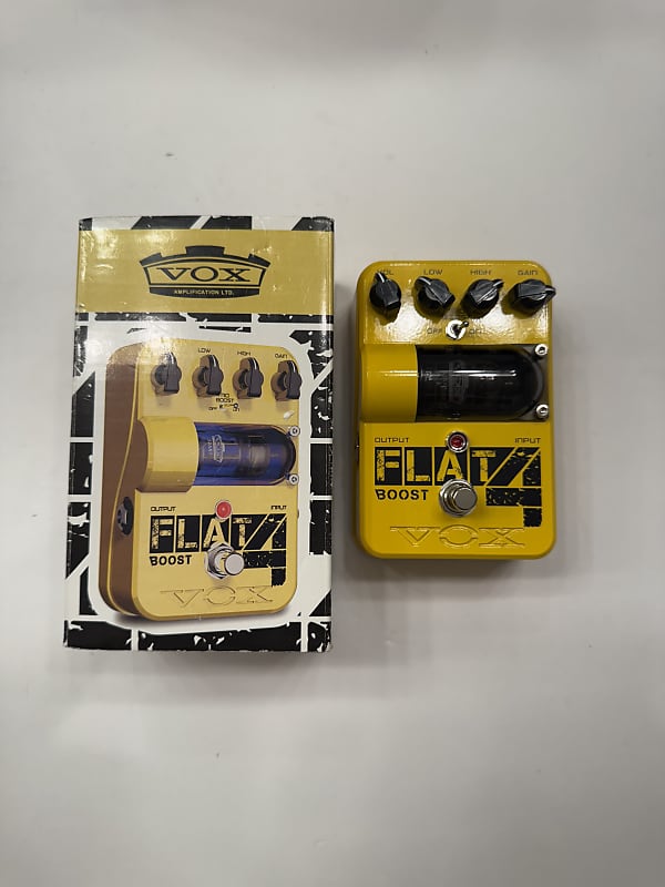 Vox TG1FL4BT Tone Garage Flat 4 Boost Tube Overdrive Booster