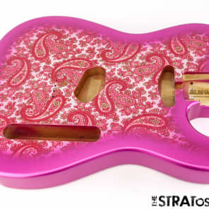 Pink paisley hot sale telecaster body