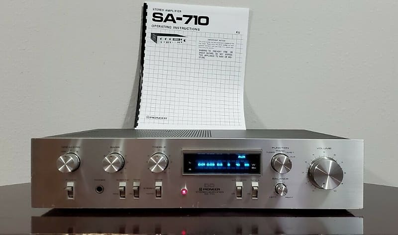 Pioneer SA-710 ステレオアンプ Pioneer SA 710 Unboxing and Evaluation - YouTube