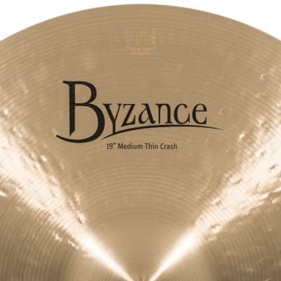 Meinl Byzance Traditional Medium Thin Crash Cymbal 19 image 4