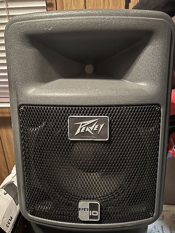 2 Peavey PR10 400Watt 2Way 10" Passive Loudspeaker 2002 Reverb