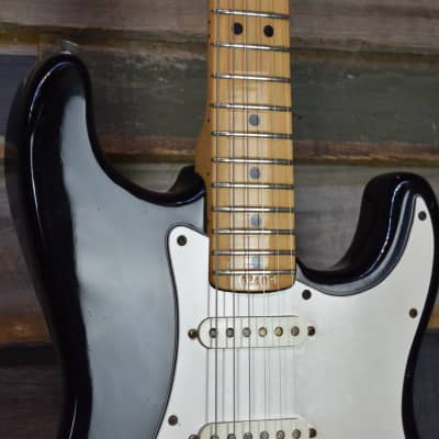 Fernandes Burny Custom FST-70 1976 Black | Reverb