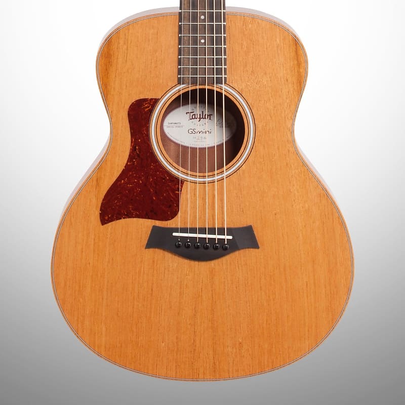Taylor GS Grand Symphony Mini Mahogany Acoustic Guitar, Left-Handed (with Gig Bag), Natural image 1
