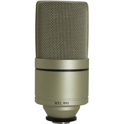 MXL 990 Large-Diaphragm Cardioid Condenser Microphone (Champagne) image 6