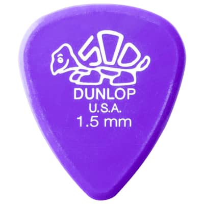 Dunlop Delrin 500 Guitar Picks (set of 12) - 1.5 image 1