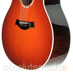 Taylor 618E Acoustic Guitar, Desert Sunburst, Big Leaf Maple Back And Sides image 8