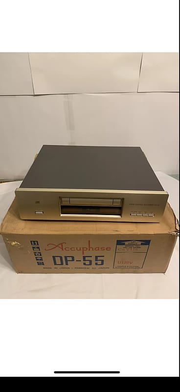 Accuphase  DP 55 cd player made in Japan remote box  			