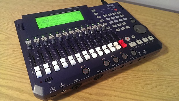 Korg D16 V2 Digital Recording Studio w Power Supply and HD