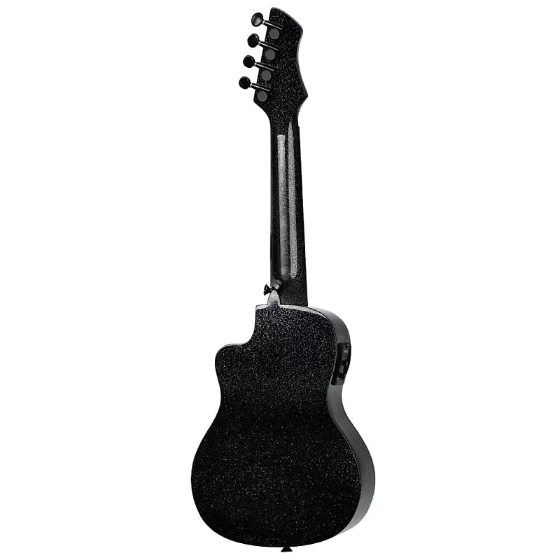 Ortega RUHZ-CE-STAR Horizon Series Concert Ukulele Black Sparkle