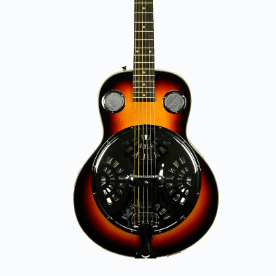 De Rosa DBI-8-VSB-TS Laminated Spruce Top Maple Neck 6-String Resonator Acoustic Guitar for sale