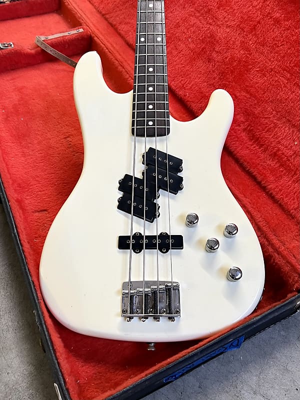 ね*こ様 Aria ProⅡ Diamond Series White ソフトケ Aria Pro II Diamond Series Bass 1986 Vintage Matsumoko Japan