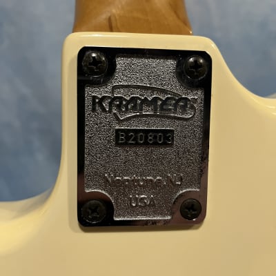 Kramer ESP EK-1 1980s White EVH Made in Japan image 15