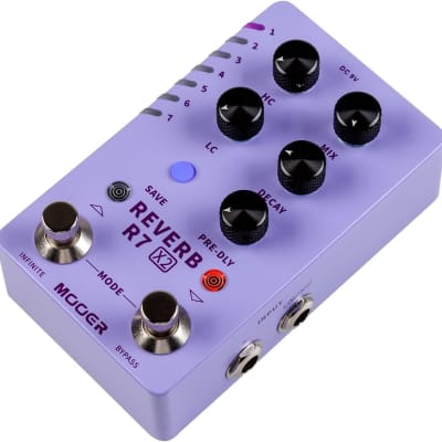 MOOER R7 X2-Seriers Stereo Multi Reverb Pedal image 8