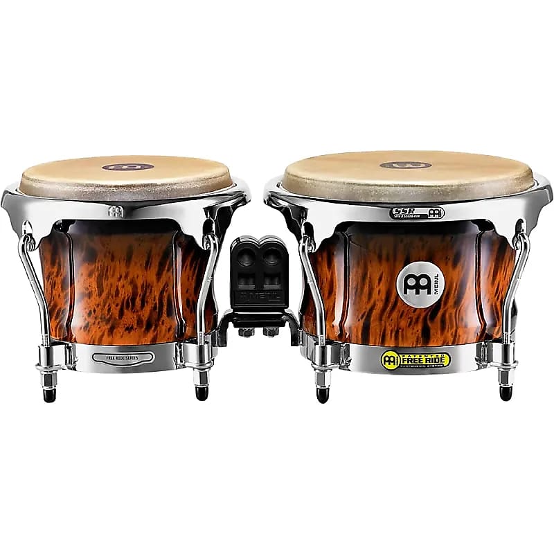 Meinl FWN400 Free Ride Series Wood Bongos Reverb