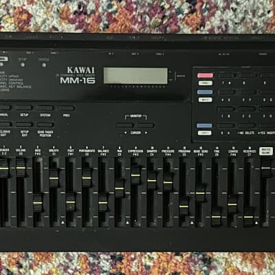 KAWAI MM-16 16ch SysEx MIDI Mixer Controller for K1 K4 K4r XD-5 RARE w/  100-240V PSU | Reverb