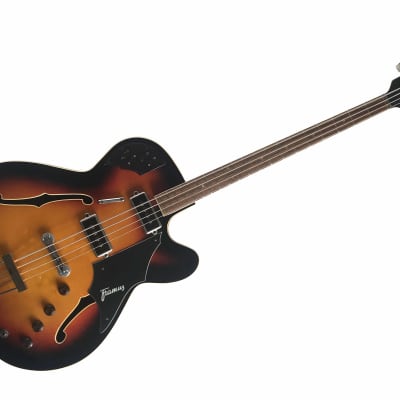 RARE 1971? Framus 5/150  Sunburst Vintage German Electric Bass Guitar with TKL Hard Case Made in Bavaria, Germany image 1