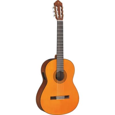 Yamaha CGX102 Classical Acoustic-Electric Guitar Natural image 1