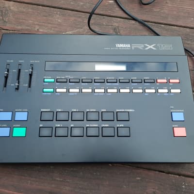 Yamaha RX15 Digital PCM Rhythm Programmer 1980s - Blue buttons