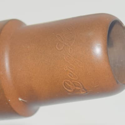 Berg Larsen 105/2 Offset M hard rubber tenor sax mouthpiece-105 tip Vintage image 18