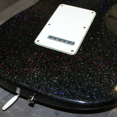 Fender Stratocaster 1988 Custom Shop Holoflake Black Sparkle with original Case! image 11