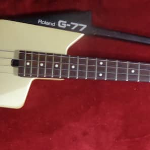 Roland G77 Bass & GR 77 Synth 1980's Pearl White image 1