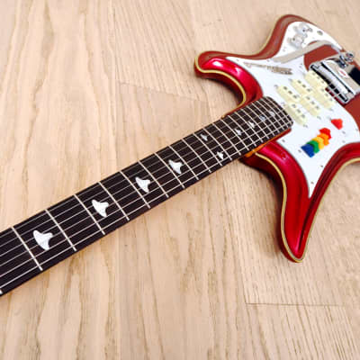 1990s Teisco Spectrum 5 Vintage Reissue Guitar Metallic Red 1990s Teisco Spectrum 5 Vintage Reissue Guitar Metallic Red