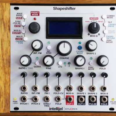 Intellijel Cylonix Shapeshifter Dual Wavetable VCO Eurorack Synth 