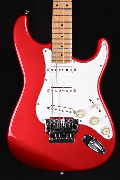 Fender stratocaster with kahler spyder tremolo top