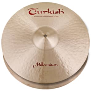 Turkish Cymbals 14" Jazz Series Millennium Hi-Hats MLN-H14 (Pair)