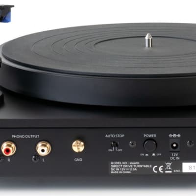 Music Hall Stealth 3-Speed Direct Drive Turntable with 2M Blue Cartridge image 4