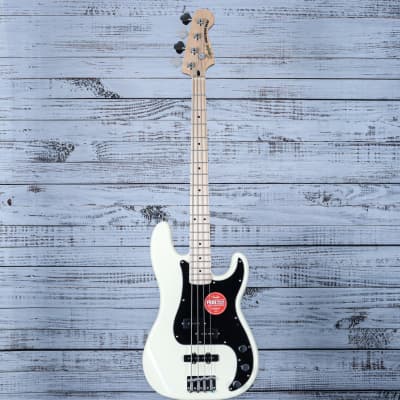Squier Affinity Precision Jazz Bass Guitar | Olympic White image 3