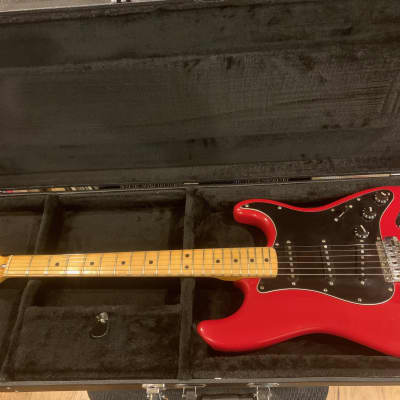 1973 Fender Stratocaster with 3-Bolt Neck, Maple Fretboard- Candy Apple Red image 12
