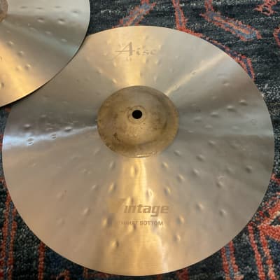 (MINT) Aisen 14” Vintage Hi-Hat Cymbals, Pair image 2