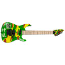 ESP LTD GL-KAMI4 George Lynch Signature Electric Guitar Neon Kamikaze Graphic