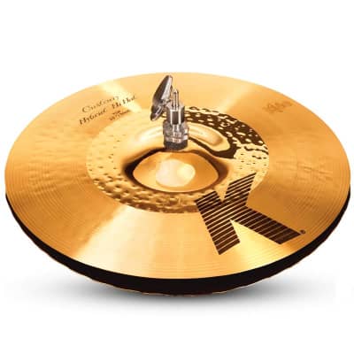 Zildjian 13.25" K Custom Hybrid Hi-Hat Cymbal (Top)
