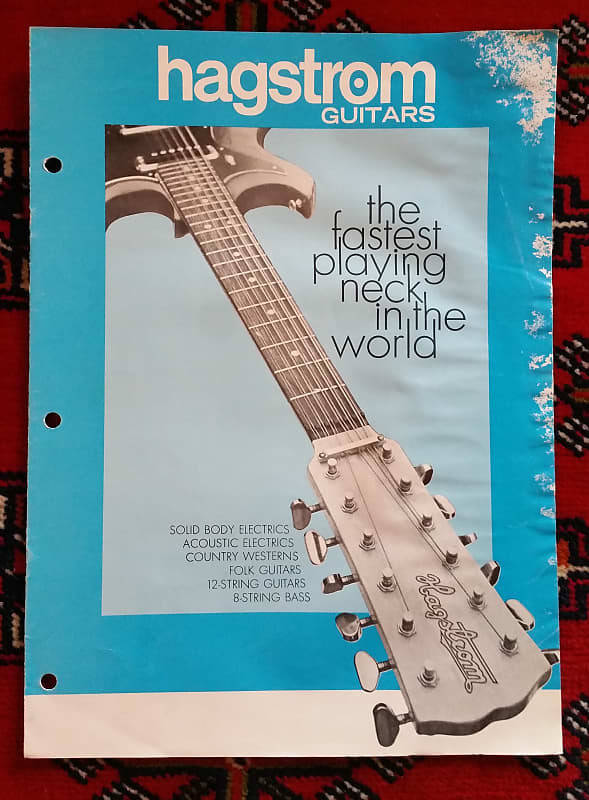 Hagstrom Guitar Catalog 1968 Reverb