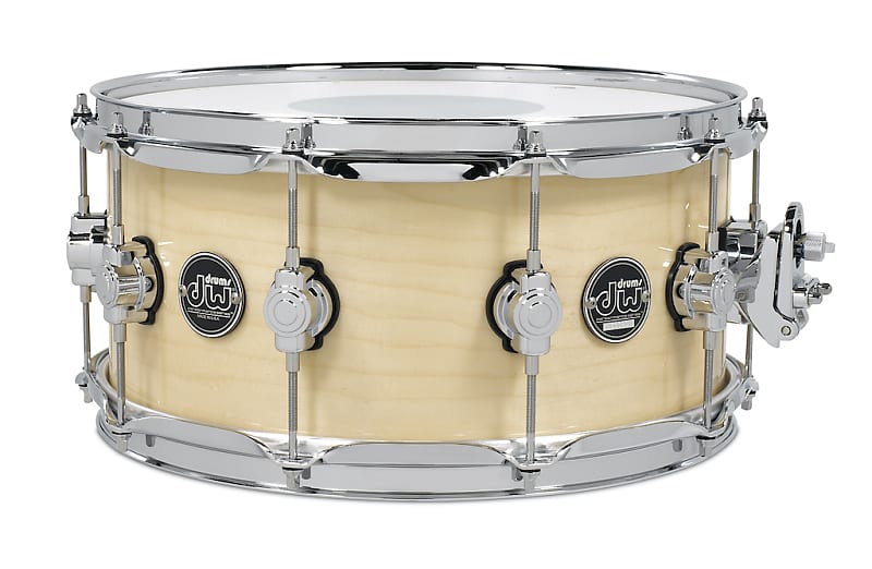 DW Performance Snare Drum 14x6.5 Natural Lacquer image 1