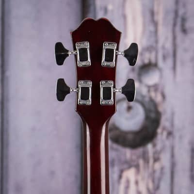 Vintage 1970's Aria EB-0 Style Electric Bass, Cherry image 7