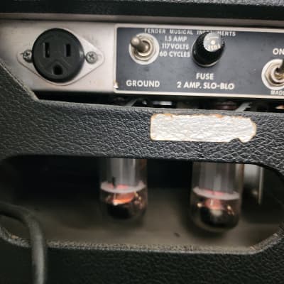 Fender Bassman 2-Channel 50-Watt Guitar Amp Head 1968 - 1969 - Silverface image 3