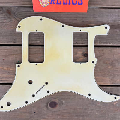 Real Life Relics Aged Parchment Stratocaster® Pickguard 3 Ply 11 Hole Filtertron Openings    [PGY4] image 2