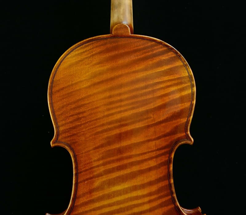 1-PC Back Master 4/4 Violin Amazing Sound Stradivari 1716 Messiah Violin