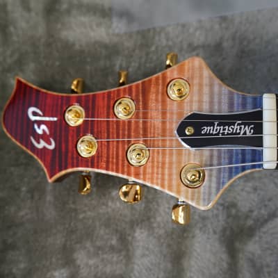 ESP Custom Shop Mystique Custom NT FM Blue Red Fade Burst 6-String Electric Guitar (NOS) w/ Case image 16