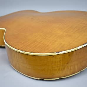 Vega  C-56 Original Vintage Blond Archtop Hollowbody Acoustic Guitar 1940s Blond image 9