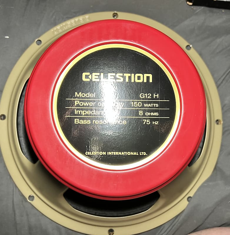 Celestion G12H Redback 8 ohms 150 watts 2023 - Red / Gold image 1