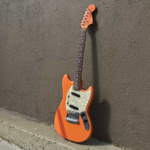 Orange mustang guitar hot sale