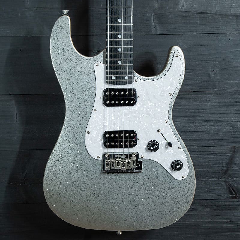 ギター Justttt Jackson JS32T King V Electric Guitar - Gloss Black
